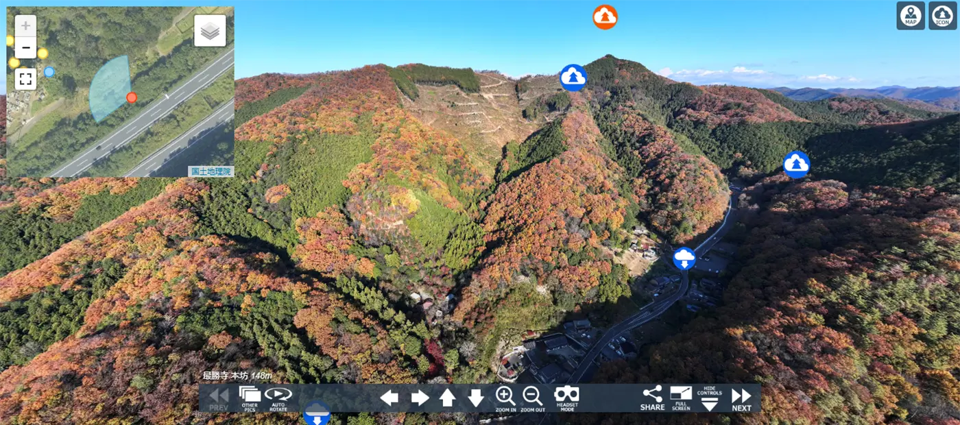 大岩山・最勝寺・毘沙門天VRツアー