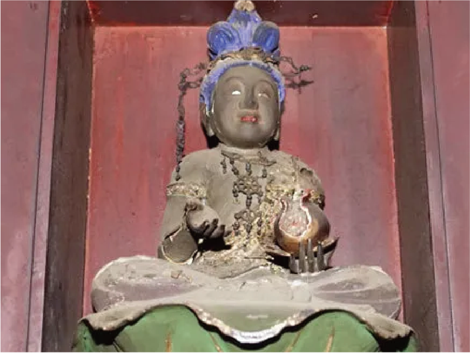 御本尊文化財修復勧進御礼と氷掲羅天童子修復事業の案内