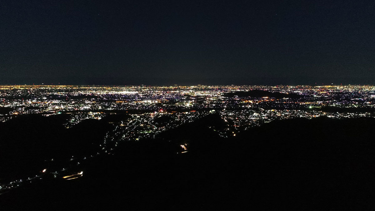 大岩山西公園からの夜景 大岩山西公園からの夜景
