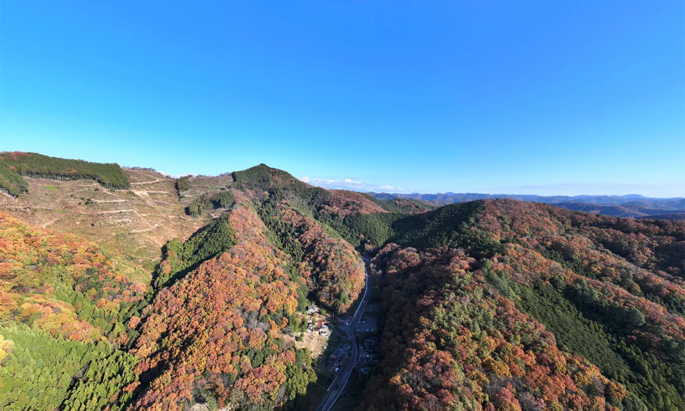 大岩山毘沙門天 最勝寺本坊の空撮VRツアー