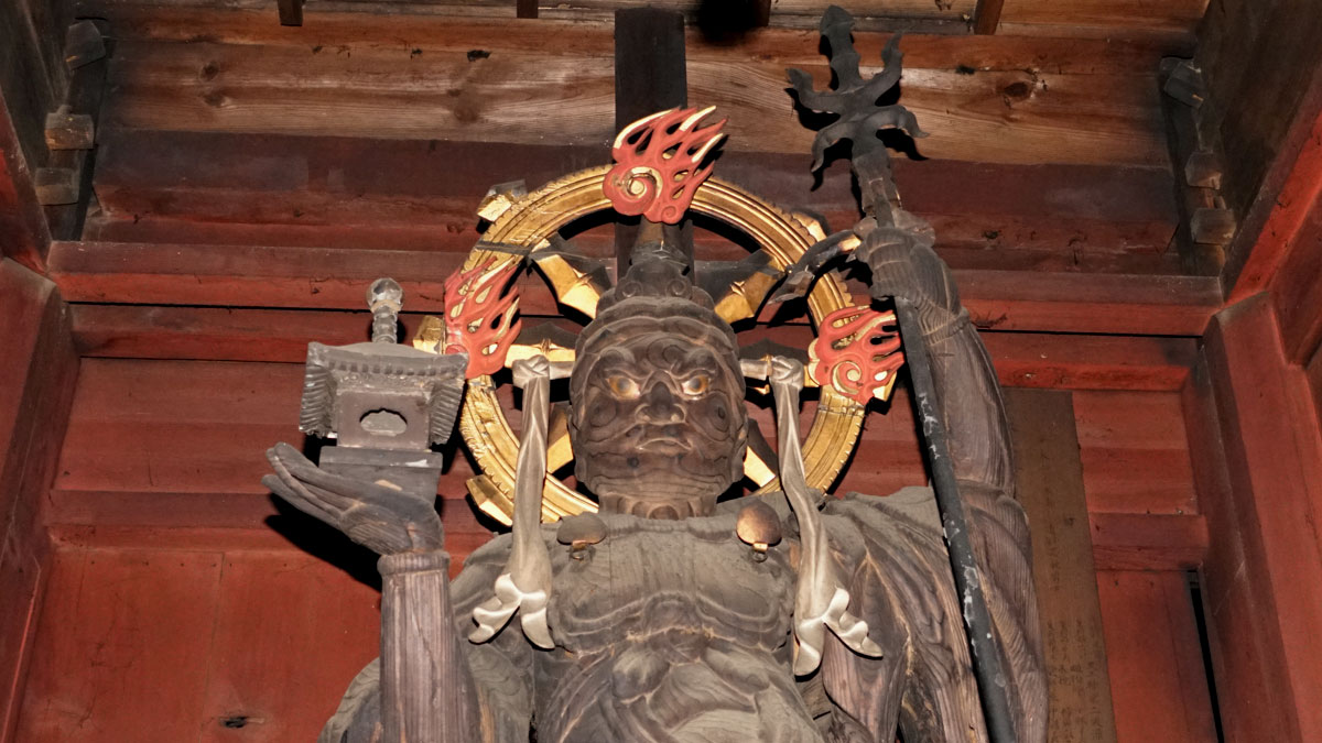 Oiwasan Bishamonten Gohonzonzon Bishamonten Statue