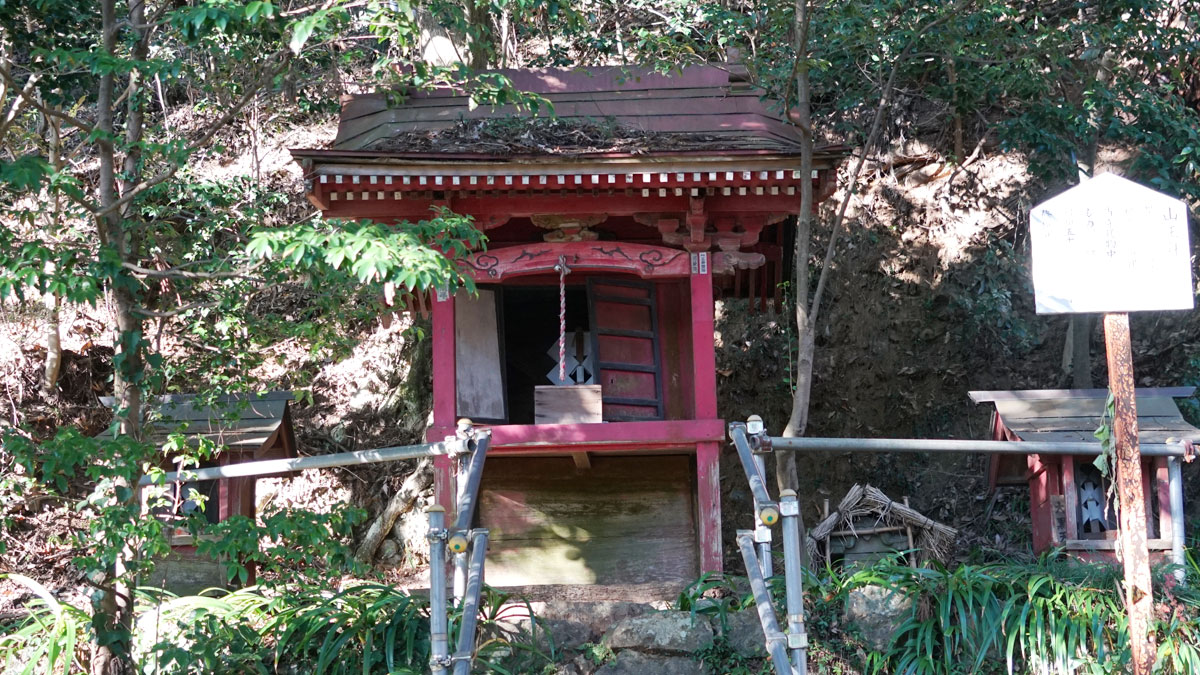 大岩山毘沙門天　山王権現社